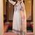 women floral embroidered regular thread work kurta with trousers & with dupatta