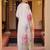 women floral embroidered regular thread work kurta with trousers & with dupatta