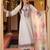 women floral embroidered regular thread work kurta with trousers & with dupatta