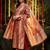 women ethnic motifs regular kurta with trousers & with dupatta