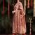 women ethnic motifs regular kurta with trousers & with dupatta