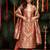 women ethnic motifs regular kurta with trousers & with dupatta