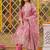 women ethnic motifs regular kurta with trousers & with dupatta