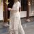 women floral printed regular kurta with trousers & with dupatta
