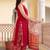 women floral regular cotton kurta with palazzos & with dupatta