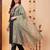 women ethnic motifs embroidered regular thread work liva kurta with trousers & with dupatta