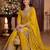 women ethnic motifs embroidered regular sequinned kurta with palazzos & with dupatta