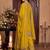 women ethnic motifs embroidered regular sequinned kurta with palazzos & with dupatta