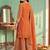 women ethnic motifs embroidered regular sequinned kurta with sharara & with dupatta