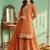 women ethnic motifs embroidered regular sequinned kurta with sharara & with dupatta