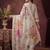 women ethnic motifs regular thread work cotton kurta with trousers & with dupatta
