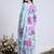 women floral printed regular kurta with trousers & with dupatta
