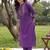 women printed regular kurta with trousers