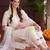 women floral embroidered regular thread work kurta with trousers & with dupatta