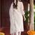 women floral embroidered regular thread work kurta with trousers & with dupatta