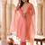 women ethnic motifs embroidered regular kurta with trousers & with dupatta