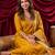 women ethnic motifs regular kurta with trousers & with dupatta