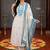 women ethnic motifs embroidered regular thread work kurta with palazzos & with dupatta