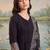 women ethnic motifs regular thread work kurta with trousers & with dupatta