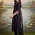 women ethnic motifs regular thread work kurta with trousers & with dupatta