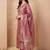 women ethnic motifs regular kurta with trousers & with dupatta
