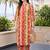 women printed regular cotton kurta with palazzos