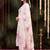 women floral embroidered regular thread work kurta with trousers & with dupatta