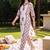 women ethnic motifs printed regular cotton kurta with trousers