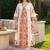 women floral printed regular cotton kurta with trousers