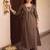 women ethnic motifs embroidered regular thread work kurta with trousers