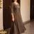 women ethnic motifs embroidered regular thread work kurta with trousers