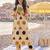 women printed regular cotton kurta with trousers