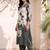 women floral printed regular kurta with trousers