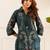 women ethnic motifs embroidered regular thread work kurta with palazzos