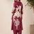 women floral printed regular kurta with patiala