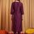 women ethnic motifs embroidered regular kurta with trousers & with dupatta