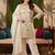 women floral embroidered regular kurta with trousers & with dupatta