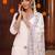 women ethnic motifs embroidered regular thread work cotton kurta with trousers & with dupatta