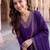 women regular thread work kurta with trousers & with dupatta