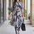 women floral printed regular cotton kurta with trousers