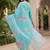 women floral embroidered regular thread work kurta with trousers & with dupatta