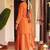 women ethnic motifs embroidered regular kurta with sharara & with dupatta