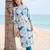 women floral printed regular cotton kurta with trousers