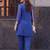 women leheriya printed regular kurti with trousers