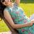 women floral printed regular cotton kurta with trousers