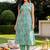 women floral printed regular cotton kurta with trousers