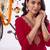 women regular thread work liva kurta with trousers