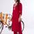 women regular thread work liva kurta with trousers