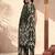 women printed regular cotton kurta with trousers & with dupatta