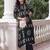 women ethnic motifs printed regular kurta with harem pants